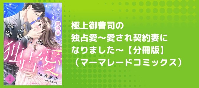 極上御曹司の独占愛～愛され契約妻になりました～【分冊版