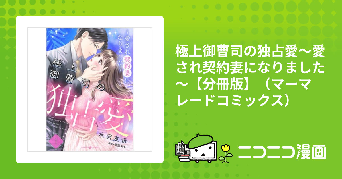 極上御曹司の独占愛～愛され契約妻になりました～【分冊版