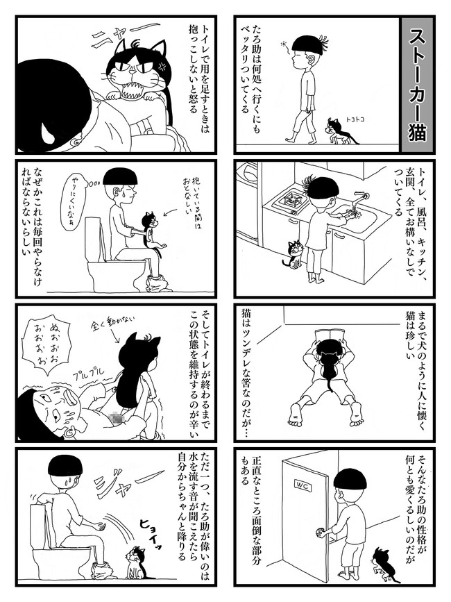 ミニマリスト 猫と暮らす 15 ストーカー猫 みやもといくお ニコニコ漫画