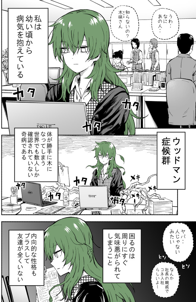 謎解きする脱出ゲームみたいなまんが 木になるあの娘 ぱげらった ニコニコ漫画