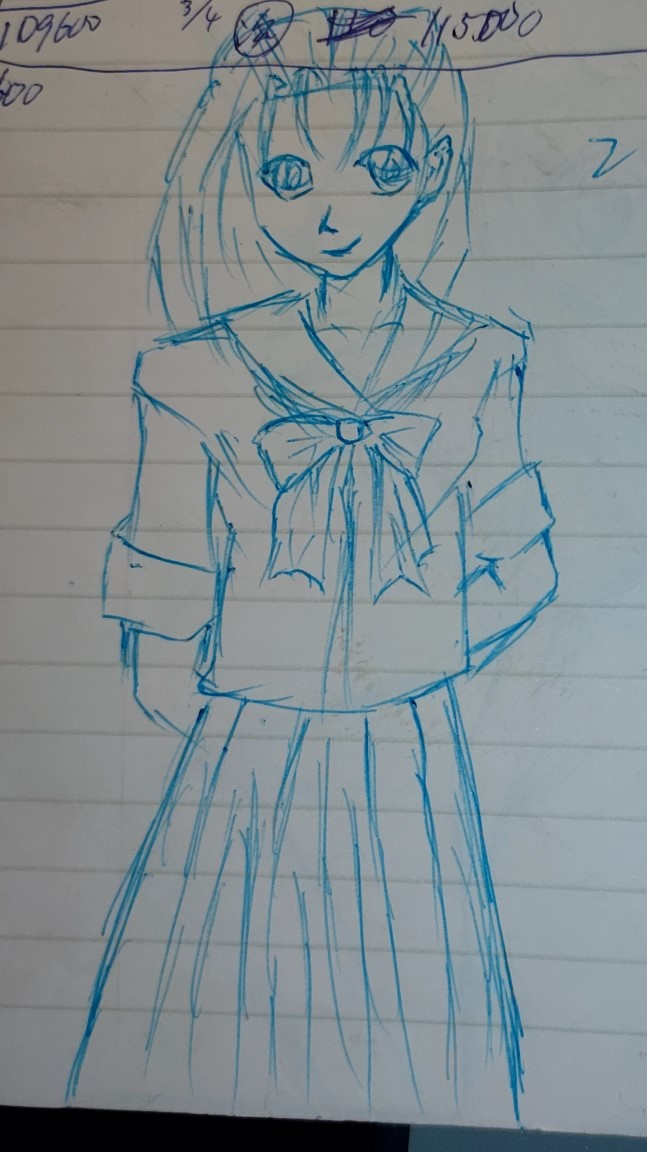 練習中の絵を出していく 服のシワ ヤブイシャ ニコニコ漫画