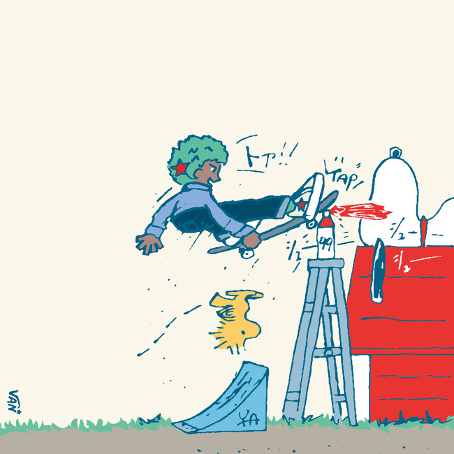 鴨チルスケーターズ No 408 Snoopy Challenge 3 Van ニコニコ漫画