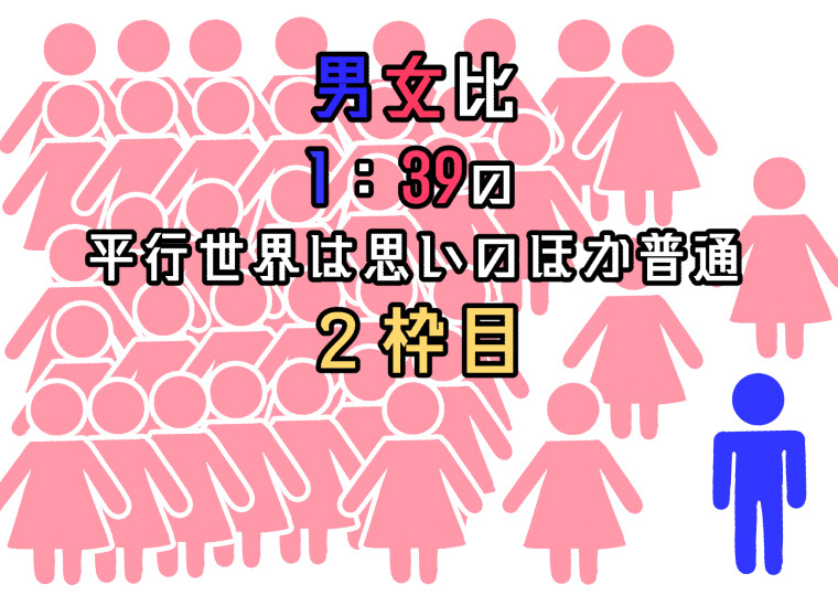 男女比1：39の平行世界は思いのほか普通 2枠目