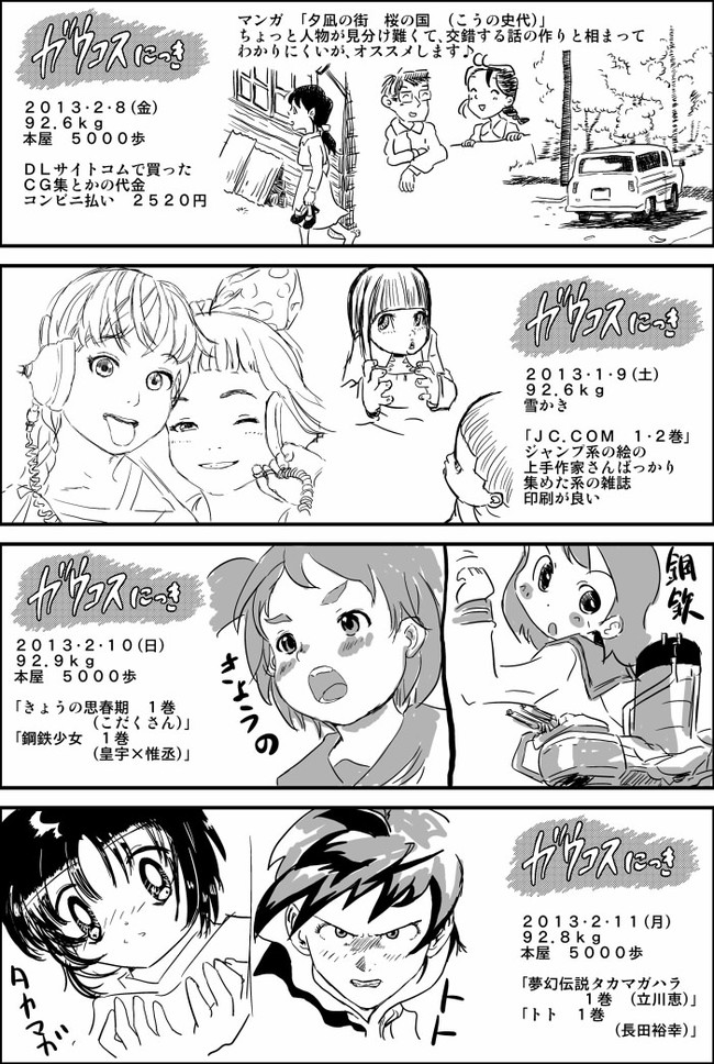 ガウコス絵日記 ３４２ カモンエギ ニコニコ漫画