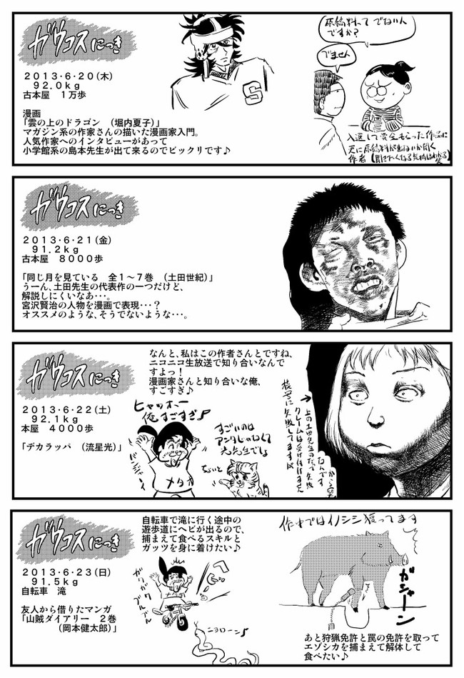 ガウコス絵日記 ３８０ カモンエギ ニコニコ漫画
