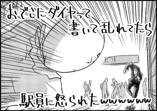一行で笑ったら寝ろ参 277 おでこに たにたけし ニコニコ漫画
