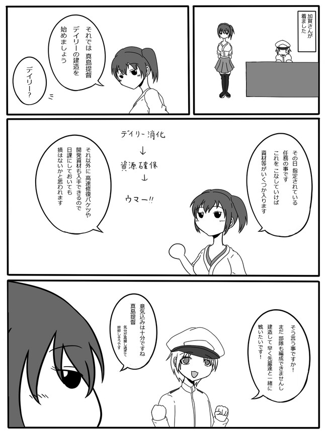 真島提督と艦娘日記 その２ ふじなり ニコニコ漫画