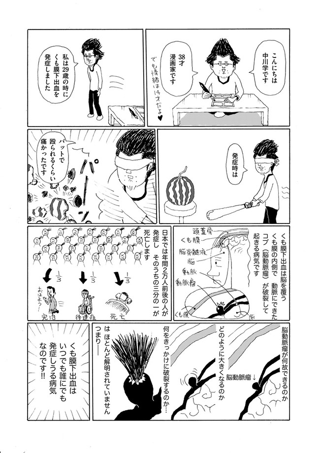 くも漫 第1話 発症前 中川 学 ニコニコ漫画