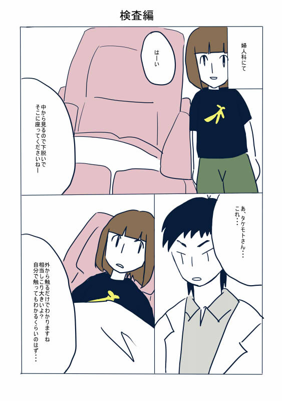 婦人科へ行こう 子宮筋腫と無職になった 第2話 検査編 岳本しろみ ニコニコ漫画