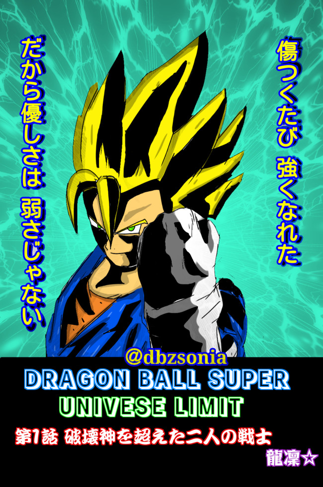 ドラゴンボール超 Universe Limit 第1話 破壊神を超えた二人の戦士 龍凛 ニコニコ漫画
