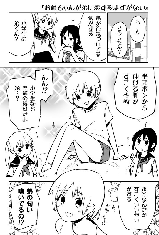 短編恋愛マンガ 第18話 お姉ちゃんが弟に恋するはずがない せいほうけい ニコニコ漫画