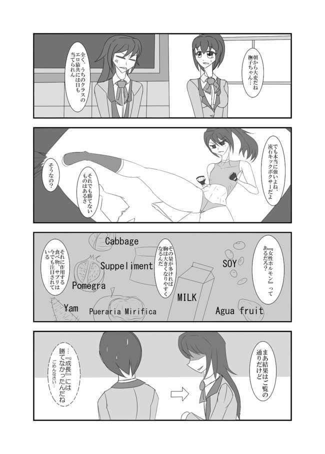 乳 第5話 女性ホルモンとおっぱい について １ リリカル大佐 幻龍総月 ニコニコ漫画