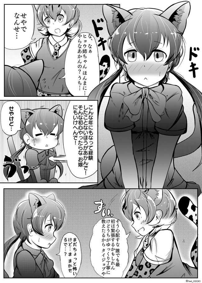 けもフレ漫画のまとめ ヒョウがクロヒョウに初めてを経験させるそうです 雨宮ねる ニコニコ漫画