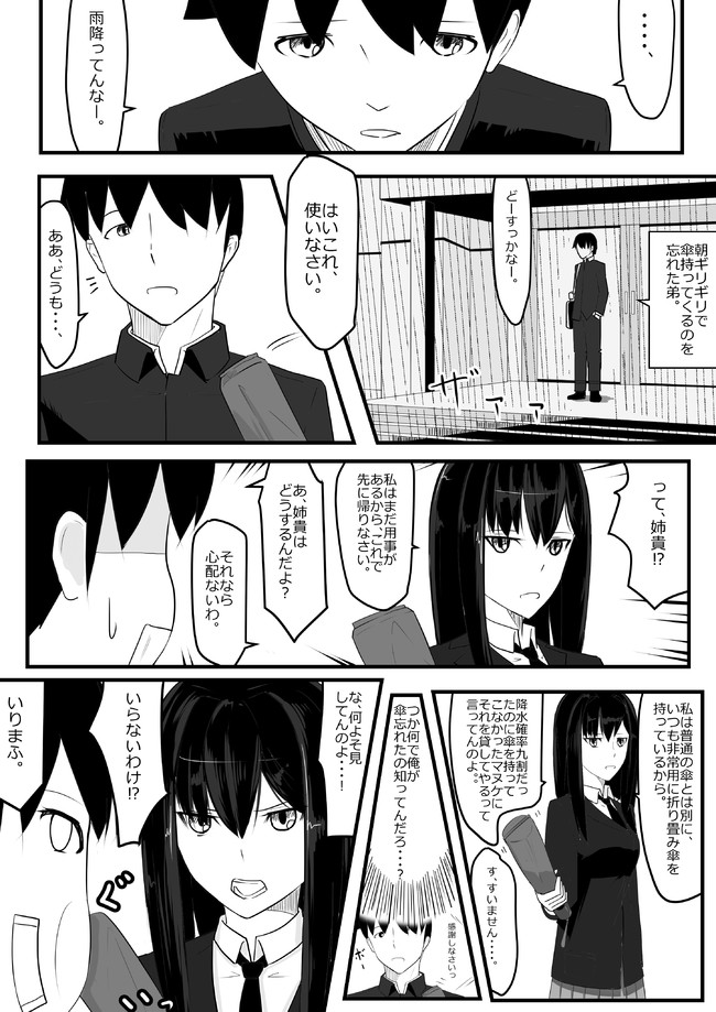 俺の姉の行動が尊い 常に準備万端な姉が尊い 一生のお願い ニコニコ漫画