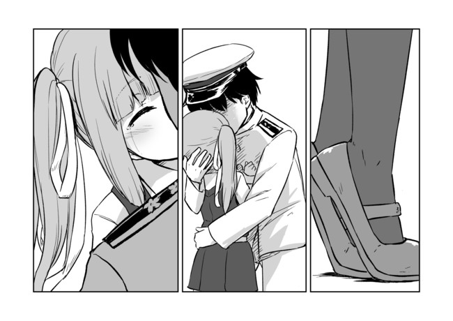 読みきり系艦これ漫画 キスして抱きしめてる時だけは わむ ニコニコ漫画