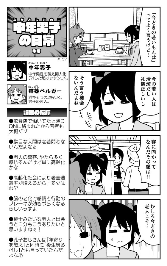 中年男子の日常 2枠目 その157 牛帝 ニコニコ漫画