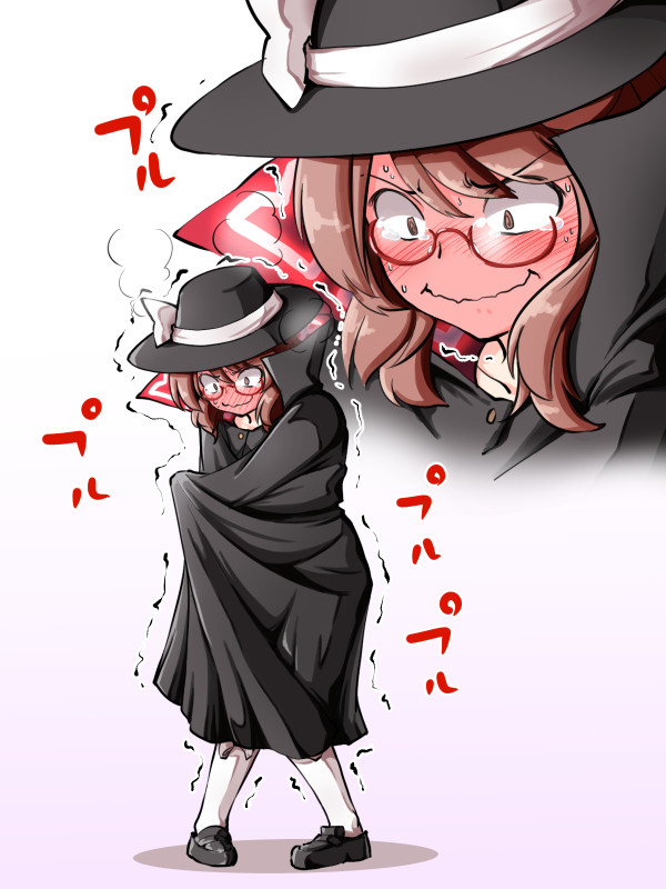 しょうもない東方まんが 恥ずかしがる宇佐見菫子 ベル助 ニコニコ漫画