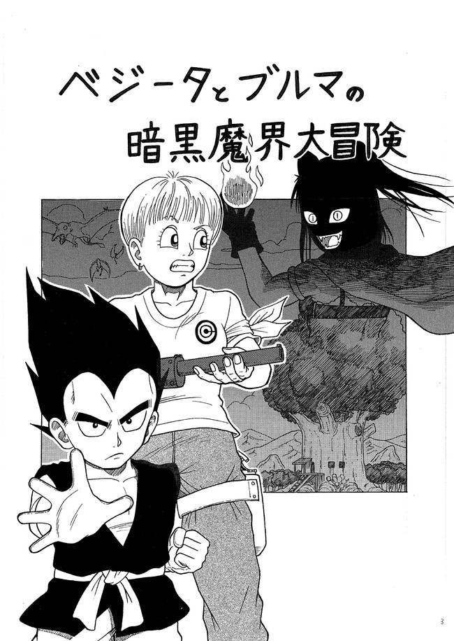 ドラゴンボールが好き ベジータとブルマの暗黒魔界大冒険 前編 ジーター ニコニコ漫画
