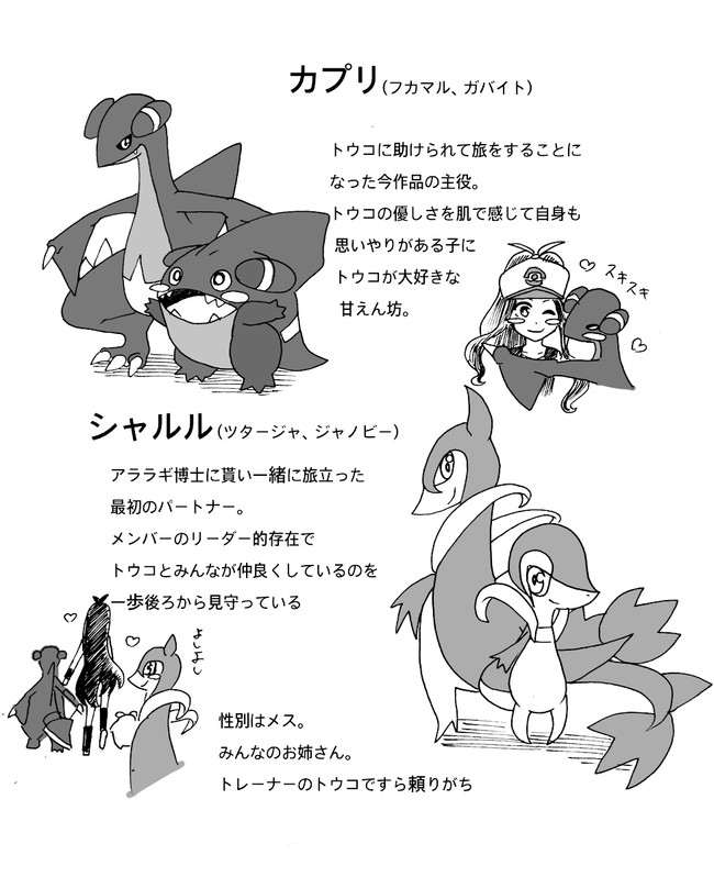 生まれてすぐに捨てられたポケモンの話 捨てポケメンバー紹介 リエリオト ニコニコ漫画