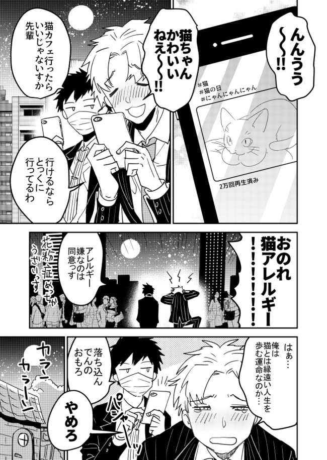 お疲れ様だけが辿り着ける幻の猫カフェ 第11話 舞嶋 ニコニコ漫画