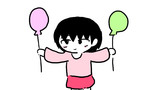 風船を手に入れた