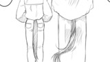 届かない尻尾