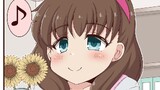 その２７　お花を飾るまゆさん