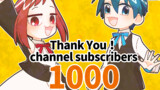 「thank you 1000！」