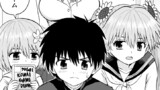 勉強していたら、三姉妹に邪魔されて