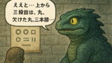 バジリスクの視力検査