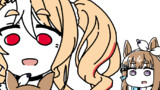 気の抜けたウマ娘の漫画。第３R