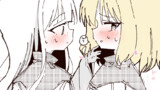 魅了の魔法でイチャつく百合。