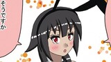 バニーガール姿のめぐみん