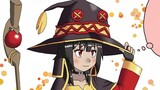 身だしなみをチェックするめぐみん