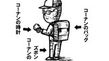 コーナン・・・。「ねこ先生の日記　劇画風味　第１４３話」