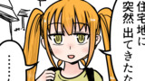 自分がツインテールのかわいい女の子だと思いこんで、今日の出来事を4コマにする。８