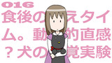 第16話「食後のわんこタイム。動物的直感？犬の嗅覚実験。」