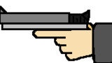 銃描きました。